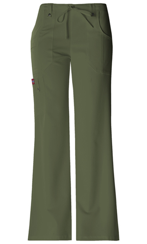 Dickies Xtreme Stretch Mid Rise Drawstring Cargo Pant in
Olive (82011-OLWZ)