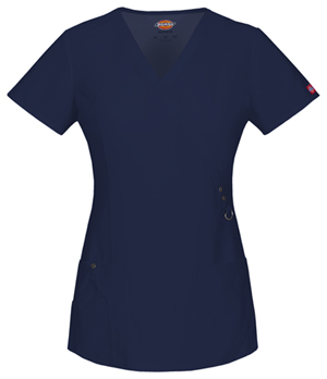 Dickies Xtreme Stretch Mock Wrap Top in
D-Navy (85956-NVYZ)