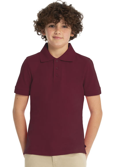 burgundy polo shirts school Big sale 