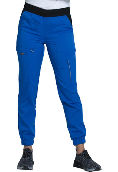 Mid Rise Drawstring Jogger in Royal 