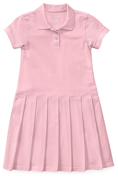 pink polo dress