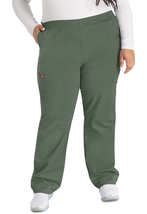 Dickies EDS Signature Natural Rise Tapered Leg Pull-On Pant in Olive