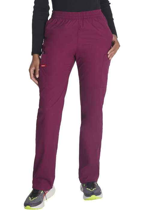Dickies EDS Signature Natural Rise Tapered Leg Pull-On Pant in Wine