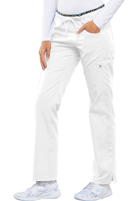 Photograph of Mid Rise Straight Leg Pull-on Pant