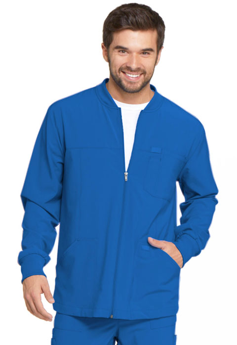 Dickies Every Day EDS Essentials Men's Zip Front Warm-Up Jacket in Royal
