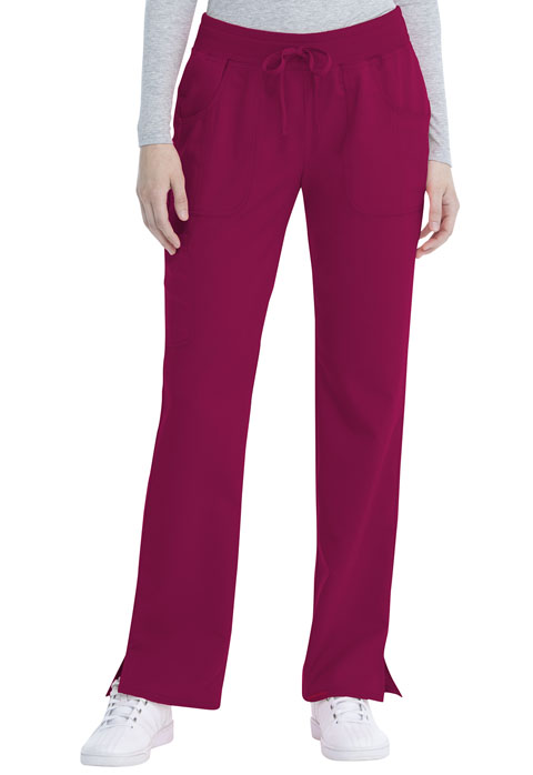 Walmart USA Premium Rayon Women Women's Drawstring Pant Radiant Red