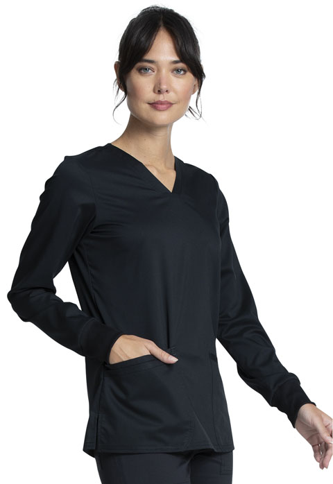 Photograph of Long Sleeve V-Neck Top