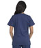 Photograph of ScrubStar Canada Women Women's Stretch Twill V-Neck Top Blue 7604-NAVW