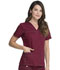Photograph of Dickies Gen Flex V-Neck Top in D-Wine