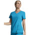 Photograph of Dickies Xtreme Stretch V-Neck Top in Teal Blue