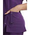 Photograph of Dickies Xtreme Stretch V-Neck Top in Eggplant