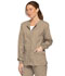 Photograph of Dickies EDS Signature Snap Front Warm-Up Jacket in Dark Khaki