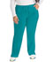 Photograph of Dickies Every Day EDS Essentials Mid Rise Straight Leg Drawstring Pant in Teal Blue