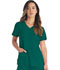 Photograph of Dickies Every Day EDS Essentials V-Neck Top in Hunter Green