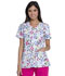 Photograph of Dickies Dickies Prints V-Neck Print Top in Squares And Spots