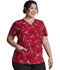 Photograph of Dickies Dickies Prints V-Neck Print Top in Wish Zoo A Merry Christmas