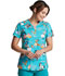 Photograph of Dickies Dickies Prints V-Neck Top in Udderly Fabulous