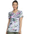 Photograph of Dickies Dickies Dynamix V-Neck Top in Flower Frenzy Camo