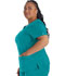 Photograph of Dickies Every Day EDS Essentials Mock Wrap Top in Teal Blue