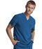 Photograph of Dickies Every Day EDS Essentials Men's V-Neck Top in Caribbean Blue