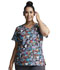 Photograph of Dickies Dickies Prints V-Neck Top in Pawsitive Vibes