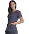 Photograph of Dickies Dickies Dynamix V-Neck Top in Pewter / Red