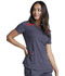 Photograph of Dickies Dickies Dynamix V-Neck Top in Pewter / Red