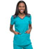 Photograph of Dickies Dickies Dynamix V-Neck Top in Teal Blue