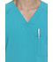 Photograph of Dickies Advance Men's V-Neck Top in Teal Blue