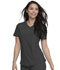 Photograph of Dickies Retro Mock Wrap Top in Pewter