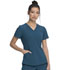Photograph of Dickies Retro V-Neck Top in Caribbean Blue