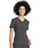 Photograph of Dickies Retro V-Neck Top in Pewter