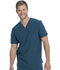 Photograph of Dickies Retro Men's Tuckable V-Neck Top in Caribbean Blue