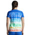 Photograph of Dickies Dickies Prints V-Neck Print Top in Rainbow Stripes