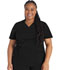 Photograph of Dickies Dickies Balance V-Neck Top With Rib Knit Panels in Black