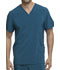 Photograph of Dickies Every Day EDS Essentials Men's V-Neck Top in Caribbean Blue