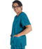 Photograph of Dickies Every Day EDS Essentials Men's V-Neck Top in Caribbean Blue