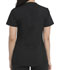 Photograph of Dickies Dickies Balance V-Neck Top With Rib Knit Panels in Black