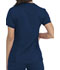 Photograph of Dickies Dickies Balance V-Neck Top With Rib Knit Panels in Navy