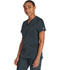 Photograph of Dickies Dickies Balance V-Neck Top With Rib Knit Panels in Pewter