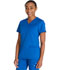 Photograph of Dickies Dickies Balance V-Neck Top With Rib Knit Panels in Royal
