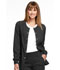 Photograph of Simply Polished Women Snap Front Warm-up Jacket Black EL300-BLK