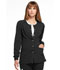 Photograph of Simply Polished Women Snap Front Warm-up Jacket Black EL300-BLK