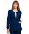 Photograph of Simply Polished Women Snap Front Warm-up Jacket Blue EL300-NAV