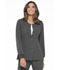 Photograph of Simply Polished Women Snap Front Warm-up Jacket Gray EL300-PWT