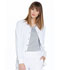 Photograph of Simply Polished Women Snap Front Warm-up Jacket White EL300-WHT