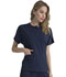 Photograph of Simply Polished Women Round Neck Top Blue EL613-NAV