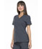 Photograph of Simply Polished Women V-Neck Top Gray EL650-PWT
