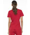 Photograph of Simply Polished Women V-Neck Top Red EL650-RED