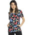 Photograph of Prints a La Mode Women Shaped V-Neck Top Let's Just Wing It EL760-LEJW